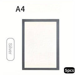 5pcs Magnetic Diamond Photo Frame Self-adhesive Canvas Wall Decoration