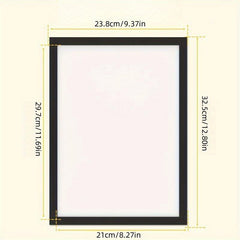 5pcs Magnetic Diamond Photo Frame Self-adhesive Canvas Wall Decoration