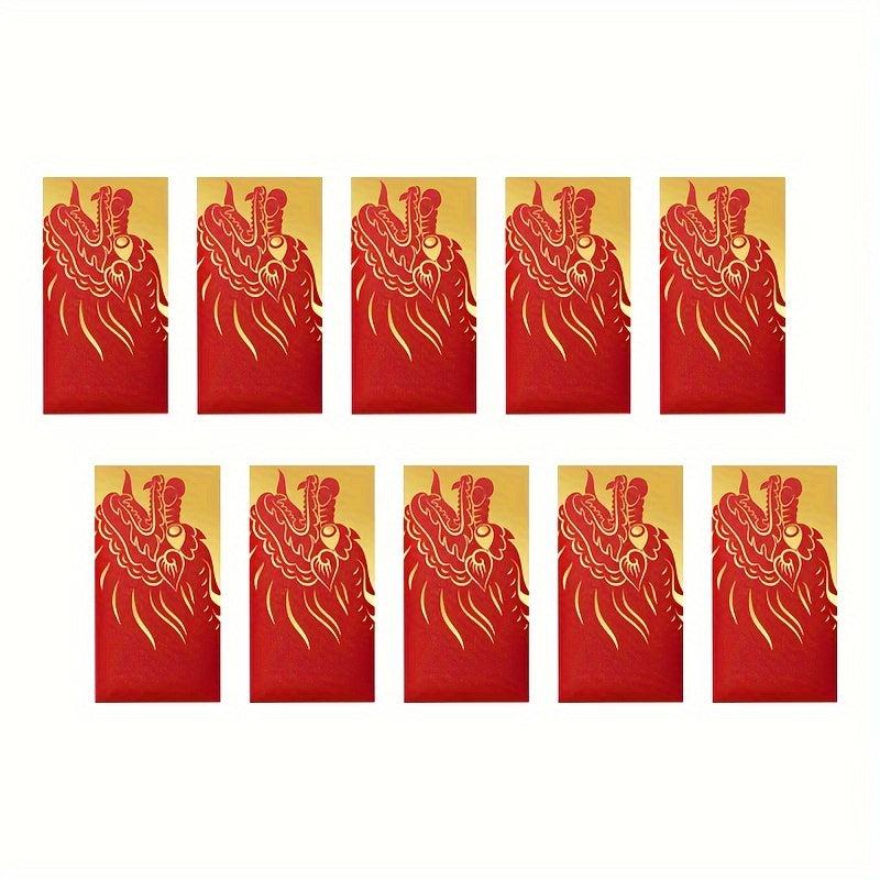 10pcs Dragon Year Red Envelope Chinese Style Creativity Spring Hot Award