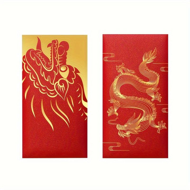 10pcs Dragon Year Red Envelope Chinese Style Creativity Spring Hot Award