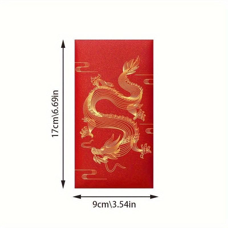 10pcs Dragon Year Red Envelope Chinese Style Creativity Spring Hot Award