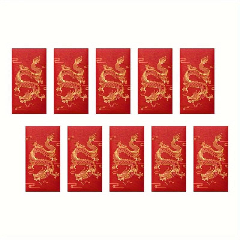 10pcs Dragon Year Red Envelope Chinese Style Creativity Spring Hot Award
