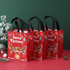 6pcs Christmas Gift Bags Eco-friendly Small Candy Bags