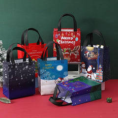 6pcs Christmas Gift Bags Eco-friendly Small Candy Bags