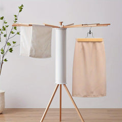 10pcs Wooden Pants And Skirt Rack Solid Wood Anti-slip Hanger