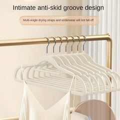 Flocking Hanger Non-slip Wet/Dry Storage for Clothing Stores