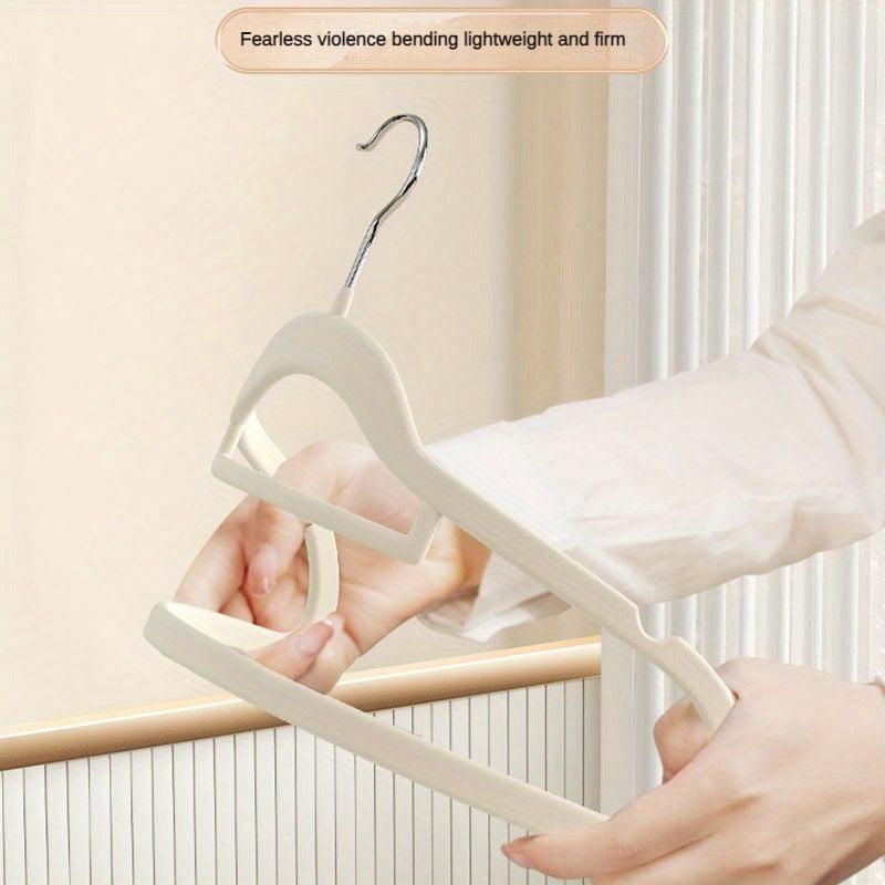 Flocking Hanger Non-slip Wet/Dry Storage for Clothing Stores