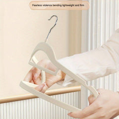 Flocking Hanger Non-slip Wet/Dry Storage for Clothing Stores