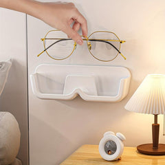 Wall Hanging Glasses Storage Rack for Bathroom Bedside