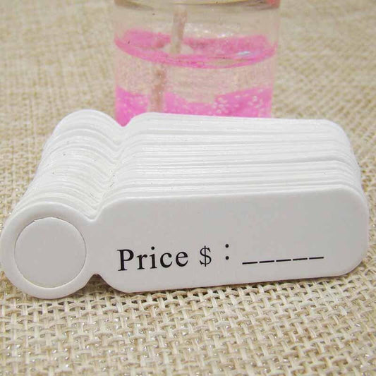 100pcs Baking Small Label DIY Jewelry Material Hangtag Bookmark Gift Card