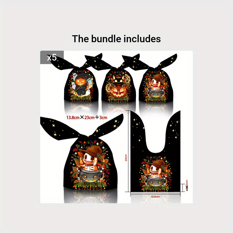 Halloween Candy Packaging Bag Kids Gift Bag Biscuit Snack