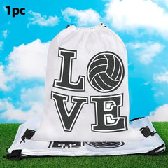 Sports Drawstring Bag Candy Bag for Party Gift Supplies