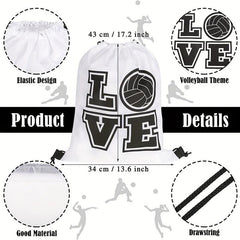 Sports Drawstring Bag Candy Bag for Party Gift Supplies
