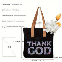 Christmas Style Canvas Bag Women Forest Shoulder Bag