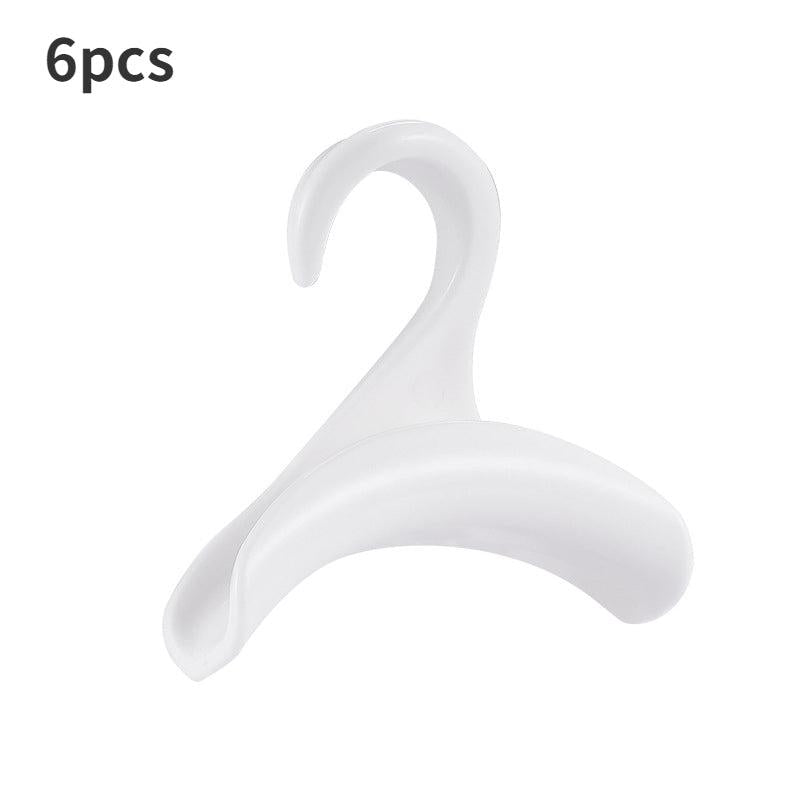 6pcs Hanging Bag Hanger Wardrobe Hanging Bag Hook Storage Rack