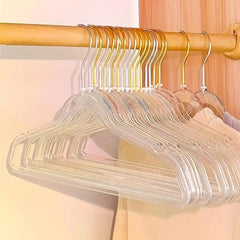 5pcs Transparent Coat Rack Anti-slip Non-marking Hanging Clothes Rack
