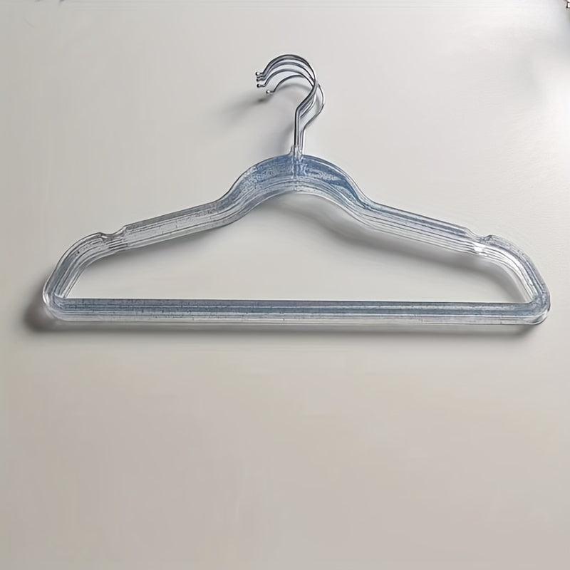 5pcs Transparent Coat Rack Anti-slip Non-marking Hanging Clothes Rack