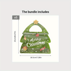25pcs Christmas Gift Bags for Birthdays, Parties, Candy Packaging