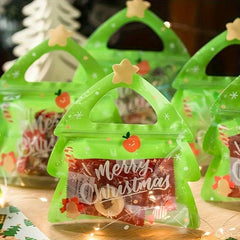 25pcs Christmas Gift Bags for Birthdays, Parties, Candy Packaging