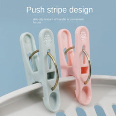 50pcs Thin Wire Finger Clips for Hangers Quilt Clips Multicoloured