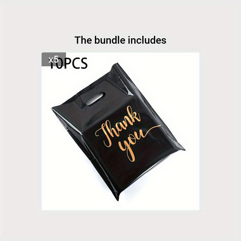 10pcs Thickened PE Bags for Clothing Shops