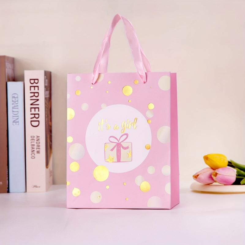 6pcs Small Gift Bags 18x23x10cm - Birthday Party Holiday Craft DIY Supplies