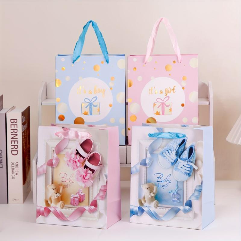 6pcs Small Gift Bags 18x23x10cm - Birthday Party Holiday Craft DIY Supplies