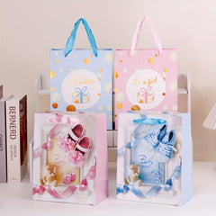 6pcs Small Gift Bags 18x23x10cm - Birthday Party Holiday Craft DIY Supplies