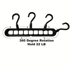 9-Hole Portable Travel Hanger Multifunctional Clothes Drying Rack