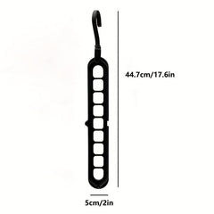 9-Hole Portable Travel Hanger Multifunctional Clothes Drying Rack