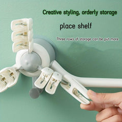 Clothes Hangers Storage Rack Wall-mounted Hooks Organizer