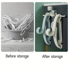 Clothes Hangers Storage Rack Wall-mounted Hooks Organizer