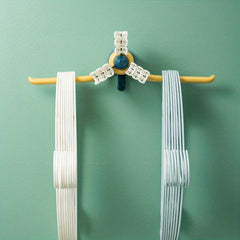 Clothes Hangers Storage Rack Wall-mounted Hooks Organizer