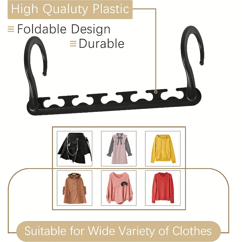 Foldable Magic Hanger ABS Plastic Hook Storage Tool