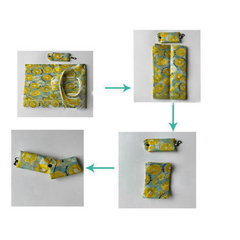 Foldable Eco-Friendly Shopping Bag Mobile Phone Storage Large Capacity