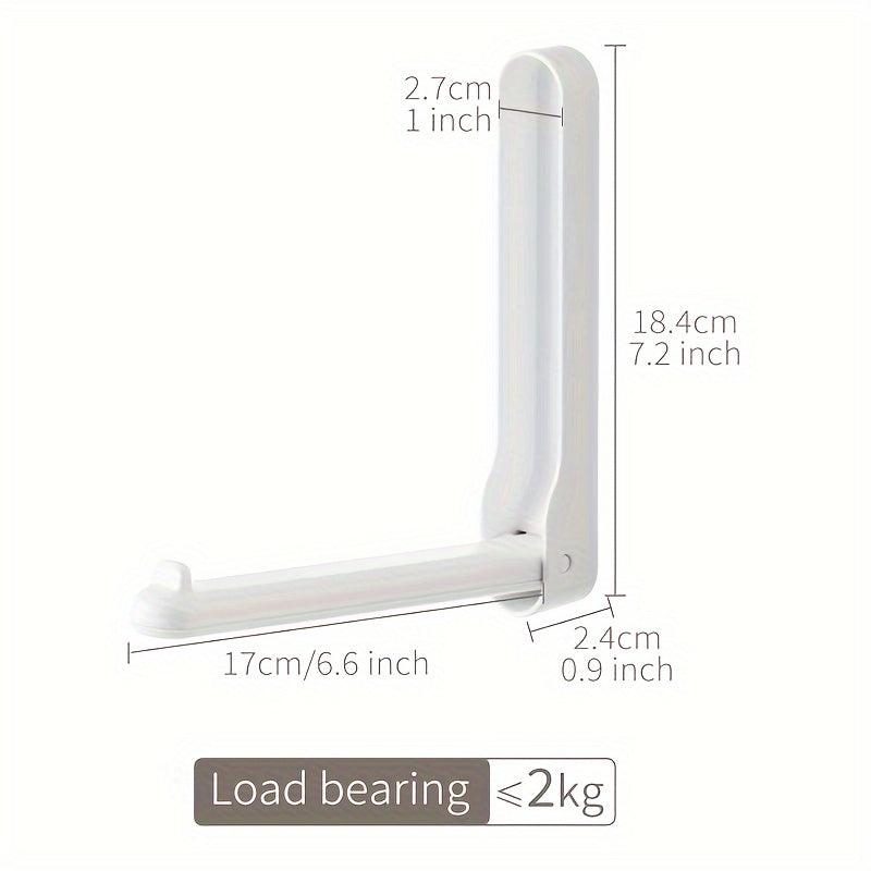 Restaurant Foldable Hanger Space Saver Organizer with 5 Non-Marking Hooks