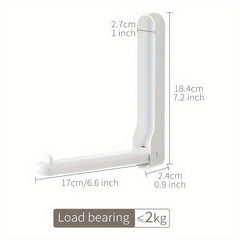 Restaurant Foldable Hanger Space Saver Organizer with 5 Non-Marking Hooks