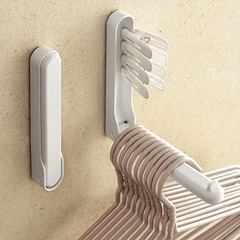 Restaurant Foldable Hanger Space Saver Organizer with 5 Non-Marking Hooks