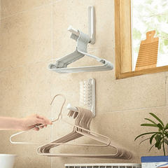 Restaurant Foldable Hanger Space Saver Organizer with 5 Non-Marking Hooks