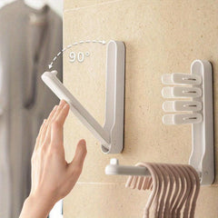 Restaurant Foldable Hanger Space Saver Organizer with 5 Non-Marking Hooks