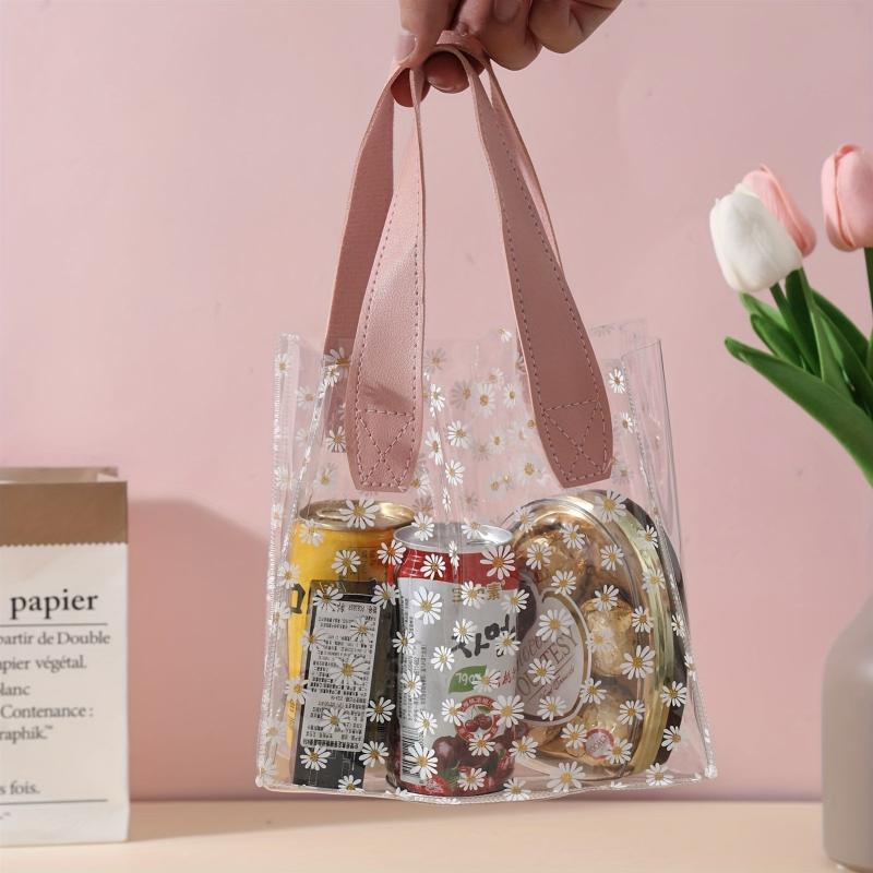 Chrysanthemum Clothing Store Tote Bag Plastic Large