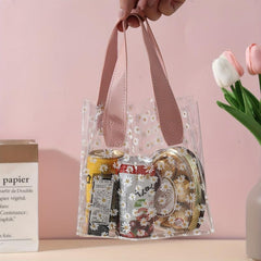 Chrysanthemum Clothing Store Tote Bag Plastic Large
