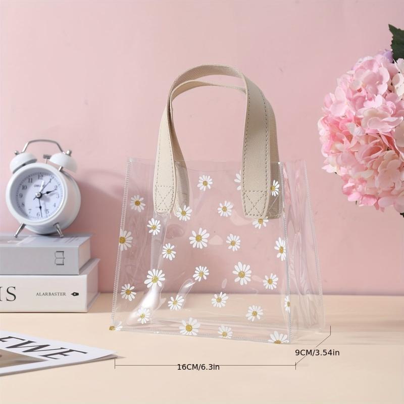 Chrysanthemum Clothing Store Tote Bag Plastic Large