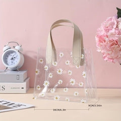 Chrysanthemum Clothing Store Tote Bag Plastic Large
