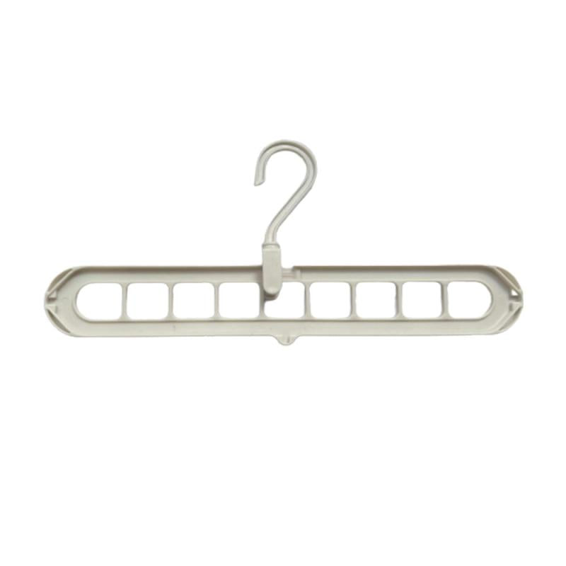 9-Hole Multifunctional Clothes Hanger for Wardrobe Organization