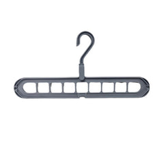 9-Hole Multifunctional Clothes Hanger for Wardrobe Organization