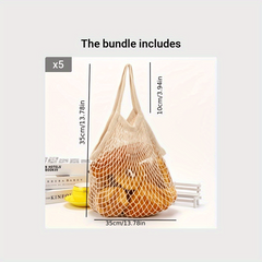 Cotton Net Bag Environmental Shopping Bag Supermarket Fruit Bag