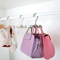 3pcs Bag Storage Rack Wardrobe Hanging Hook Creative Tie Shelf Clothes Hook