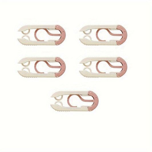 10pcs Travel Folding Clothes Rack Foldable Storage Drying Hanger Retractable