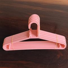 10pcs Plastic Clothes Hanger Non-marking Non-slip Japanese Design